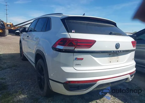 2023 Volkswagen Atlas Cross Sport 2.0T Sel R-Line Black из США, поврежденный, VIN 1V2SC2CA4PC214027